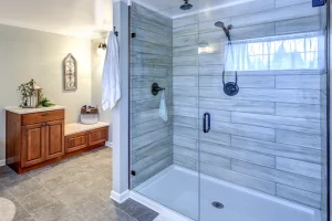 New large shower