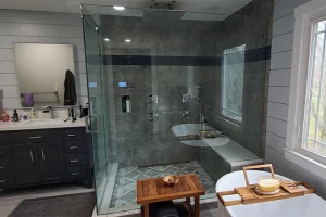 Beautiful master bathroom filled with master bathroom design ideas