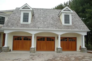 Home addition 3 car garage with space above it